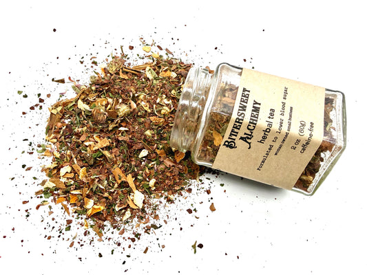 Bittersweet Alchemy –  Blood Sugar Support Herbal Tea (Caffeine-Free)