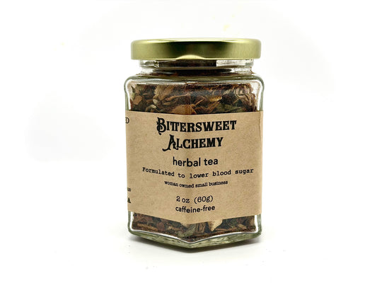 Bittersweet Alchemy –  Blood Sugar Support Herbal Tea (Caffeine-Free)