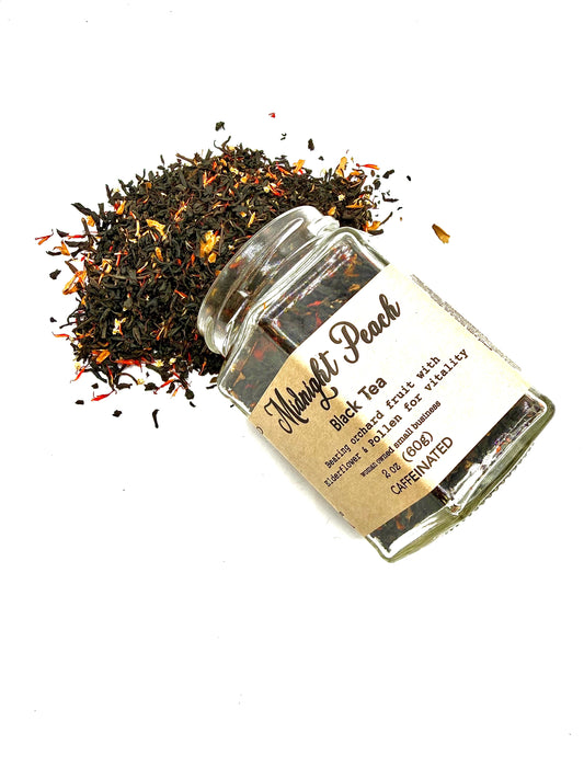 Midnight Peach – Tropical Peach Black Tea (Caffeinated)